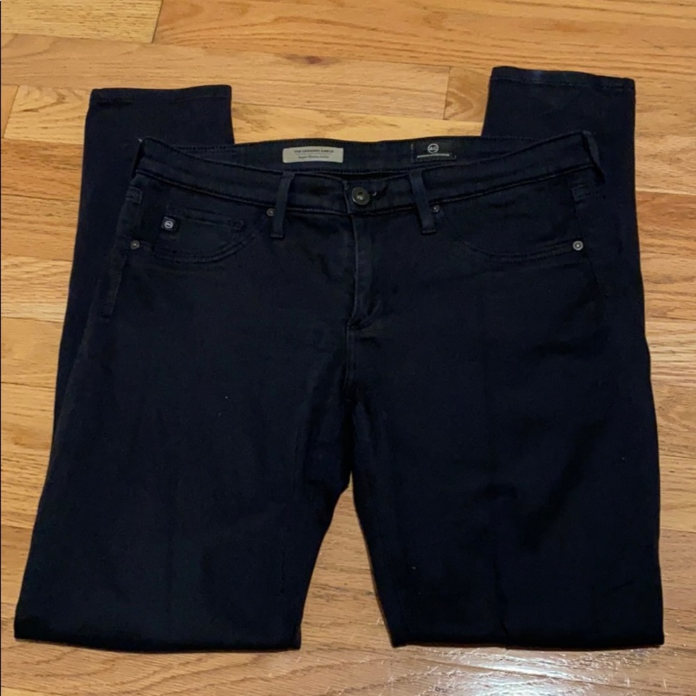 AG Black Legging Ankle Jean Size 27R